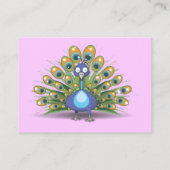 Peacock Visitekaartje (Achterkant)