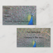 Peacock Visitekaartje (Voorkant / Achterkant)