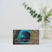 Peacock Visitekaartjes (Staand voorkant)