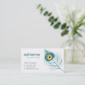 Peacock Visitekaartjes (Staand voorkant)