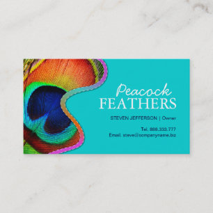 Peacock Visitekaartjes