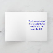 PEACOCK VRAAGT OF U EEN BOE OP HET OUDEREN BENT KAART (Binnen)