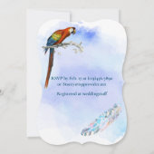  Peacock Vrijgezellenfeest Kaart (Achterkant)