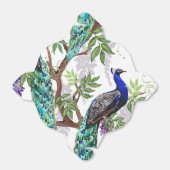 Peacock Wedding Bedankdoosjes (Uitgevouwen)