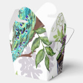 Peacock Wedding Bedankdoosjes (Geopend)