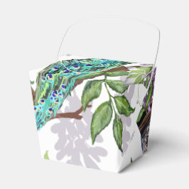 Peacock Wedding Bedankdoosjes