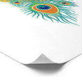Peacock Wedding Poster (Hoek)