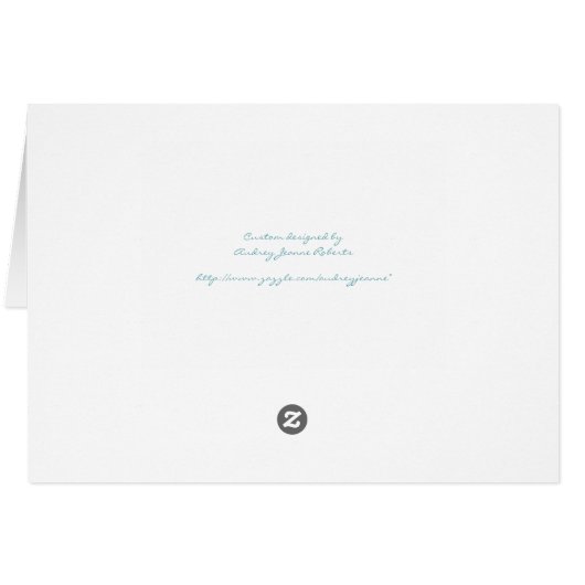 Peacock Wedding Table Number Zitkaarten (Achterkant Horizontaal)