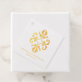  Peacock Wine met thema bruiloft Bedankjes Labels (Met doos)