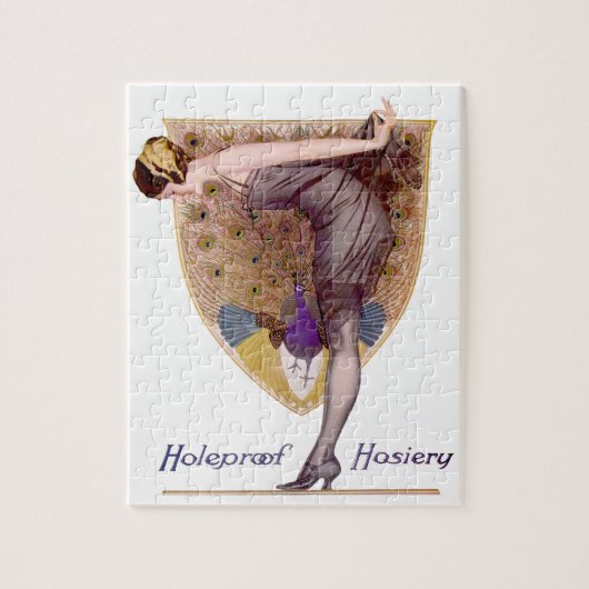  Peacock Woman Flapper  Legpuzzel (Verticaal)