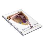  Peacock Woman Flapper  Notitieboek (Rechterzijde)