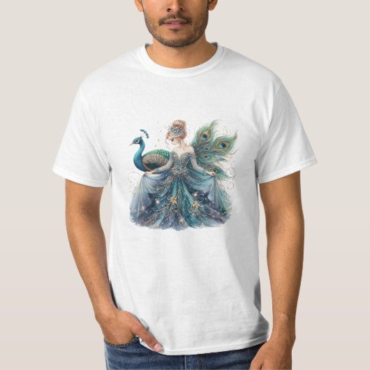 peacock women-shirt t-shirt (Voorkant)