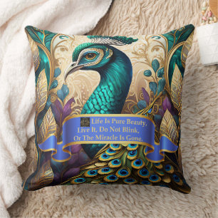 Peacock Wonder Sierkussen