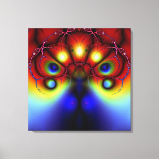 Peacocking de l'ombre Toile enveloppée (Recto)