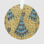 Peacocks Birds Rowan Trees Art Nouveau (devant)