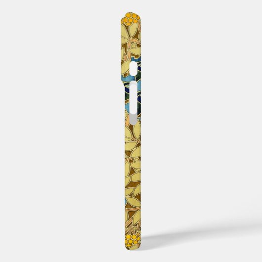 Peacocks Birds Rowan Trees Art Nouveau Case-Mate iPhone Case (Achterkant / Links)