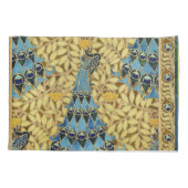 Peacocks Birds Rowan Trees Art Nouveau Kussensloop (Achterkant)