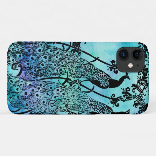 Peacocks Case-Mate iPhone Case (Achterkant (horizontaal))