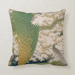 Peacocks en Cherry Tree (1925) Kussen