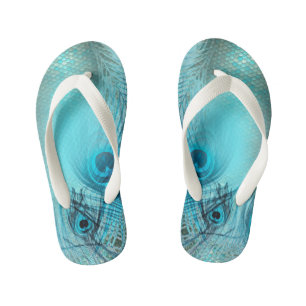Peacocks en Mermaids Kinder Teenslippers