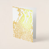 Peacocks Folie Kaarten (Voorkant)