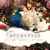 Peacocks in een Tree Elegant  Victoriaans Boho Tissuepapier