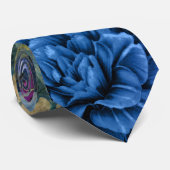 Peacocks Peacock Blue Neckties Stropdas (Opgerold)
