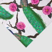 Peacocktuin Tissuepapier (Detail)