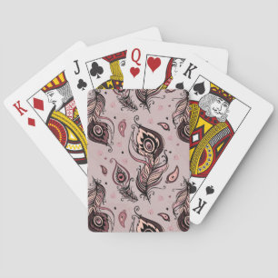 Peacockvederpatroon Pokerkaarten