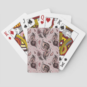 Peacockvederpatroon Pokerkaarten