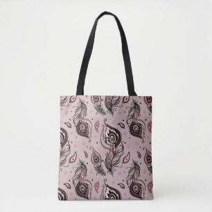 Peacockvederpatroon Tote Bag