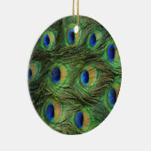 Peacockvedersiermeel Keramisch Ornament (Rechts)
