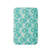 Peacockveren patroon badmat (Voorkant Verticaal)