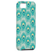 Peacockveren patroon Case-Mate iPhone case (Back/Rechts)