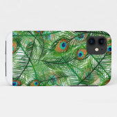 Peacockveren patroon Case-Mate iPhone case (Achterkant (horizontaal))