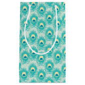 Peacockveren patroon klein cadeauzakje (Voorkant)