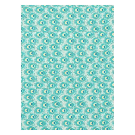 Peacockveren patroon tafelkleed (Voorkant)