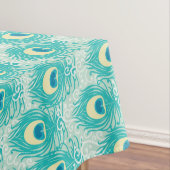 Peacockveren patroon tafelkleed (Voorbeeld)