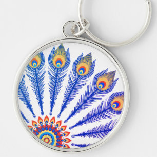 Peacockveren Sleutelhanger