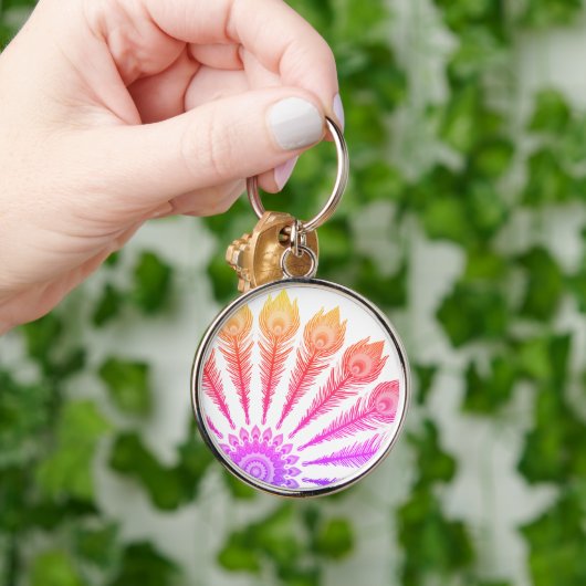 Peacockveren Sleutelhanger (Hand)