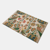 Peacocs et perroquets Tapis d'art Vintage (Incliné)