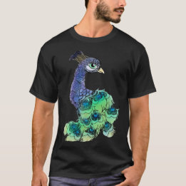 Peafowl Art T-shirt