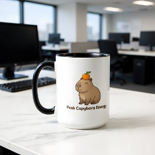 Peak Capybara Energie Mok – Grappige Schattige Cap