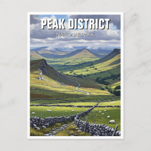 Peak District Nationaal Park Engeland Reizen Briefkaart