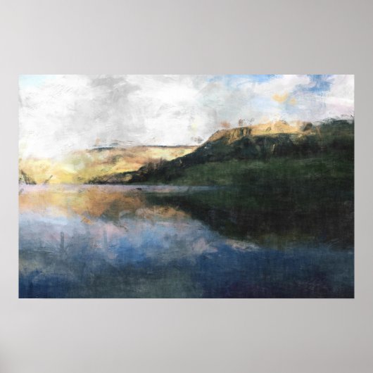 Peak District Reflection Poster (Voorkant)