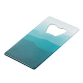 Peak Echos Kredietkaart Flessenopener (Voorkant Gekanteld)