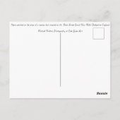 Peak Forest Canal Derbyshire England Briefkaart (Achterkant)