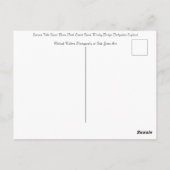 Peak Forest Canal Derbyshire England Briefkaart (Achterkant)