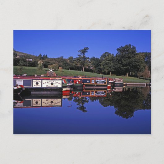 Peak Forest Canal Derbyshire England Briefkaart (Voorkant)