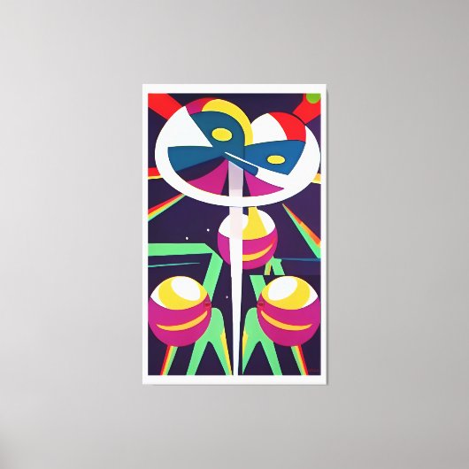 Peak Kasso - Ken Gage Surrealistische Kunst Canvas Afdruk (Voorkant)